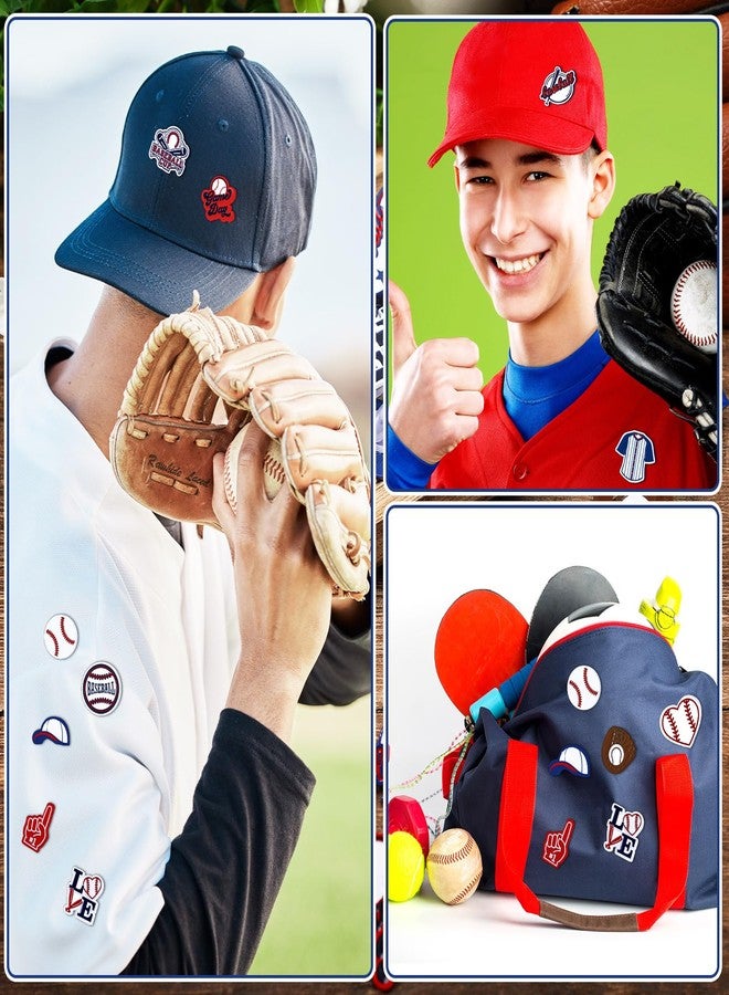 مجموعة دبابيس مينا من Knitgrip، 60 قطعة، لكرة القدم، والكرة اللينة، وكرة القدم الأمريكية، والكرة الطائرة، والبيسبول، بكميات كبيرة، دبابيس رياضية، هدايا لحفلات التخرج، للقبعات والقمصان وحقائب الظهر، هدية تقديرية للاعبين الرياضيين، 12 نمط (بيسبول). - Image 5